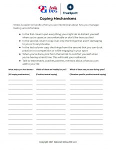 Cover of Dr. G's coping mechanism pdf.